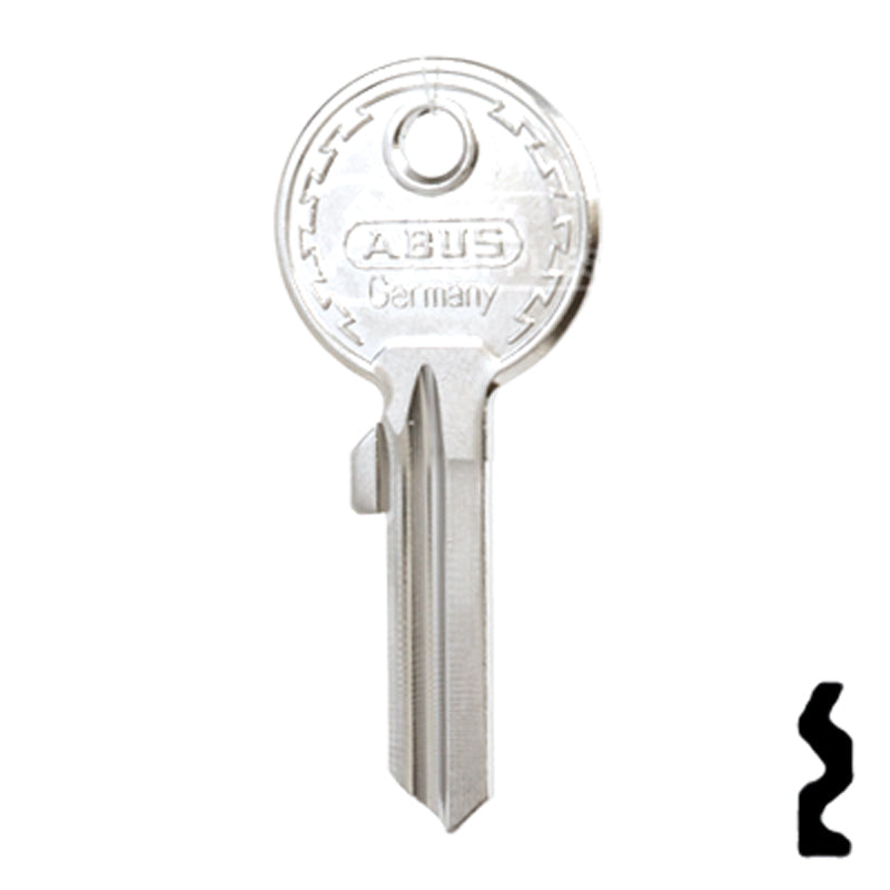 Uncut Key Blank | ABUS | ABUS 24/RK26 KBR for 41 Series Locks, 90015 Padlock Key Abus Lock Co.