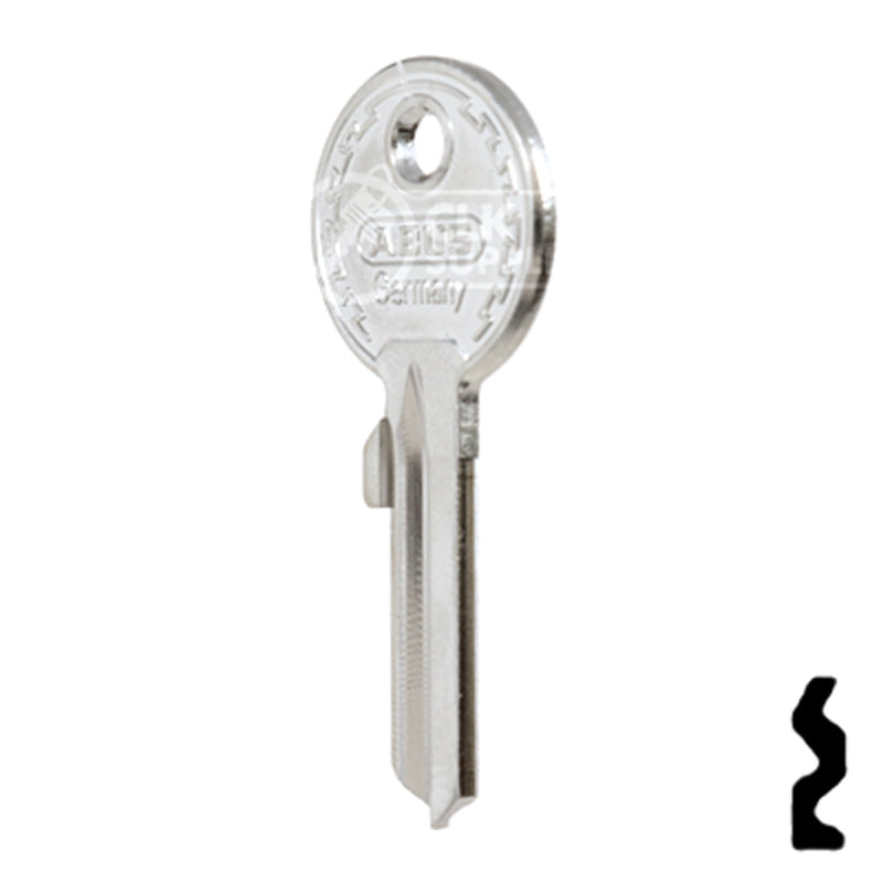 Uncut Key Blank | ABUS | ABUS 24/RK26 KBR for 41 Series Locks, 90015 Padlock Key Abus Lock Co.