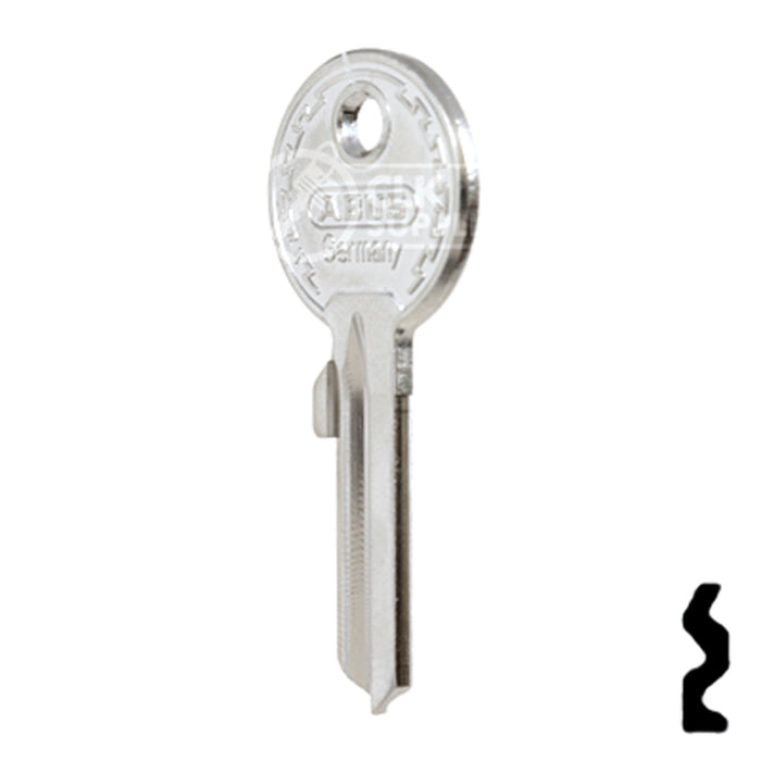 Uncut Key Blank | ABUS | ABUS 24/RK26 KBR for 41 Series Locks, 90015 Padlock Key Abus Lock Co.