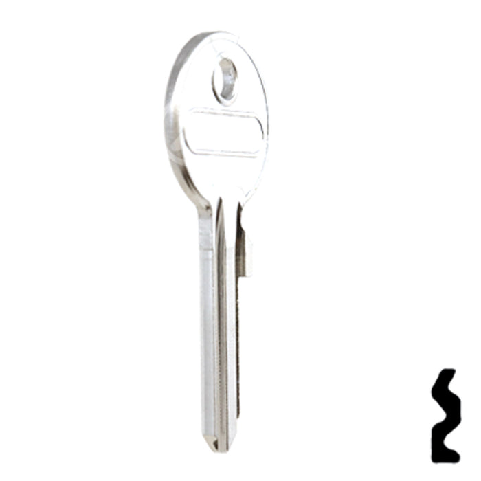Uncut Key Blank | ABUS | ABUS 24/RK26 KBR for 41 Series Locks, 90015 Padlock Key Abus Lock Co.
