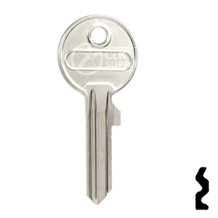 Uncut Key Blank | ABUS | ABUS 24/RK26 KBR for 41 Series Locks, 90015 Padlock Key Abus Lock Co.