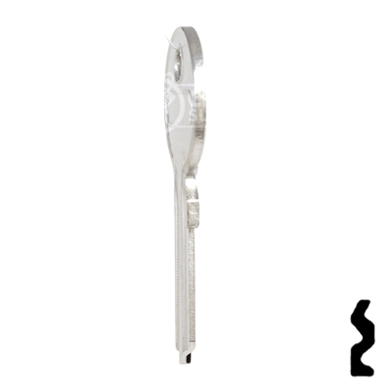 Uncut Key Blank | ABUS | ABUS 24/RK26 KBR for 41 Series Locks, 90015 Padlock Key Abus Lock Co.