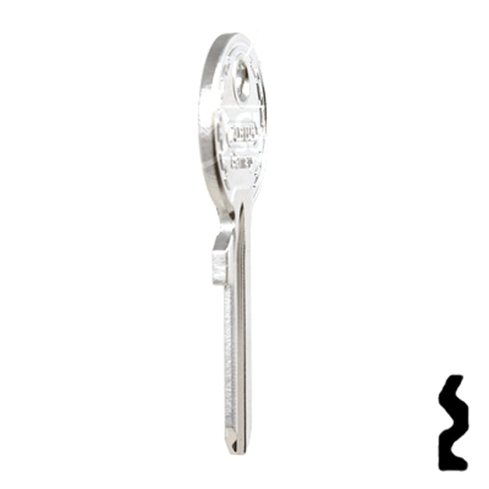 Uncut Key Blank | ABUS | ABUS 24/RK26 KBR for 41 Series Locks, 90015 Padlock Key Abus Lock Co.