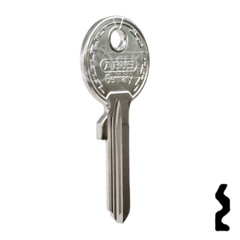 Uncut Key Blank | ABUS | ABUS 24/RK26 KBR for 41 Series Locks, 90015 Padlock Key Abus Lock Co.