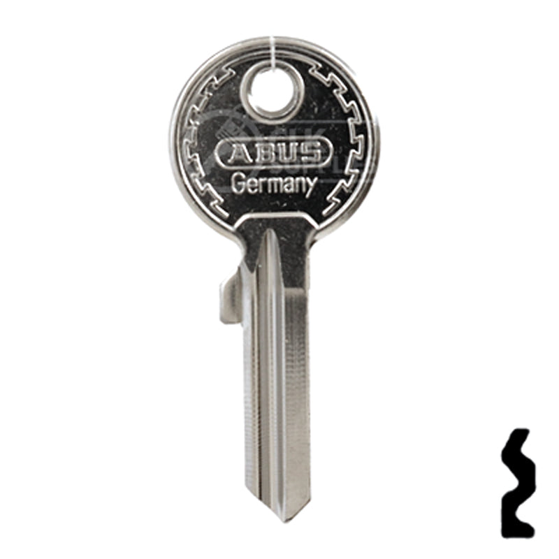Uncut Key Blank | ABUS | ABUS 24/RK26 KBR for 41 Series Locks, 90015 Padlock Key Abus Lock Co.