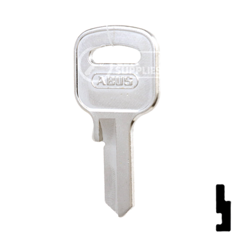 Uncut Key Blank | ABUS | ABUS 55/40 KB for 55/40 Series Locks, 90150 Padlock Key Abus Lock Co.