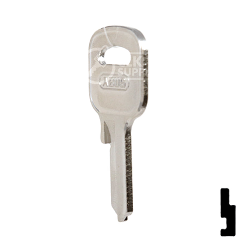 Uncut Key Blank | ABUS | ABUS 55/40 KB for 55/40 Series Locks, 90150 Padlock Key Abus Lock Co.