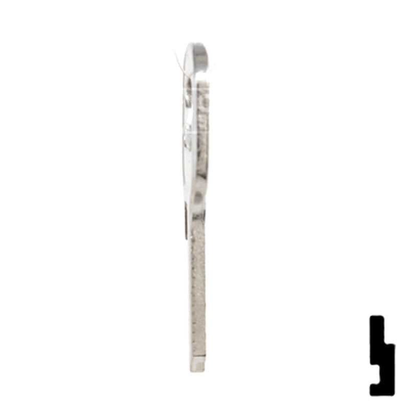 Uncut Key Blank | ABUS | ABUS 55/40 KB for 55/40 Series Locks, 90150 Padlock Key Abus Lock Co.