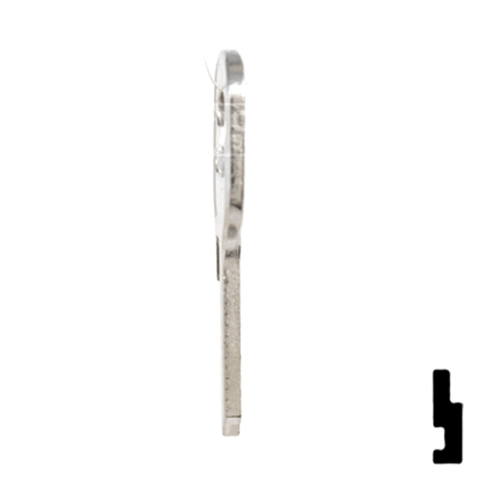 Uncut Key Blank | ABUS | ABUS 55/40 KB for 55/40 Series Locks, 90150 Padlock Key Abus Lock Co.
