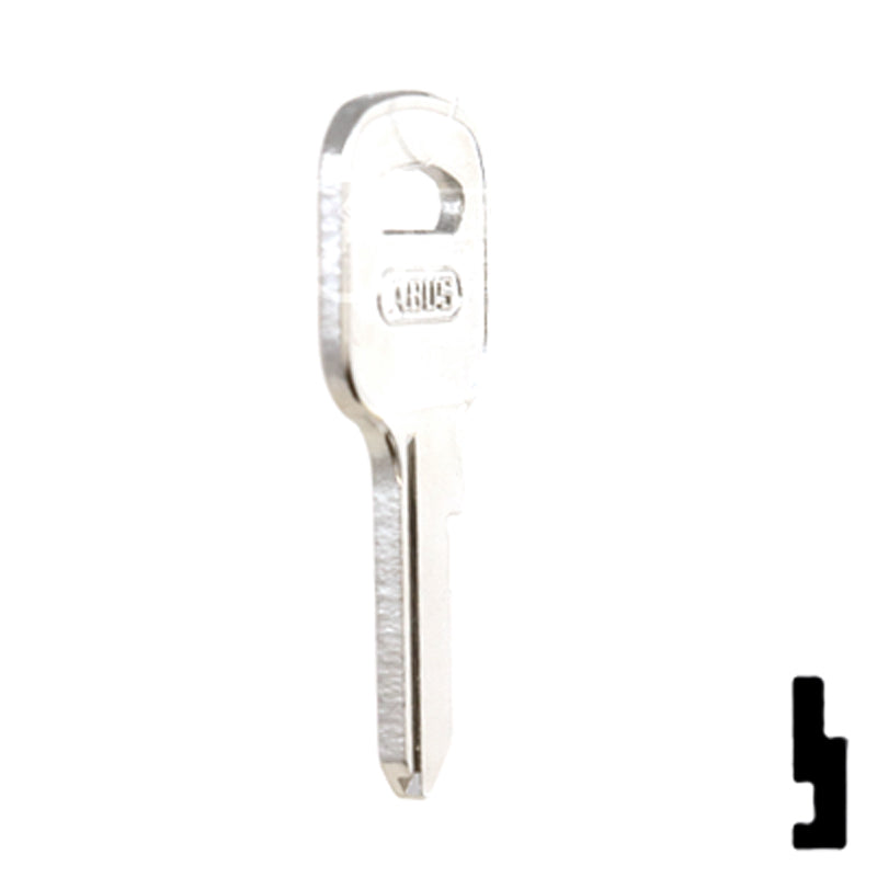 Uncut Key Blank | ABUS | ABUS 55/40 KB for 55/40 Series Locks, 90150 Padlock Key Abus Lock Co.