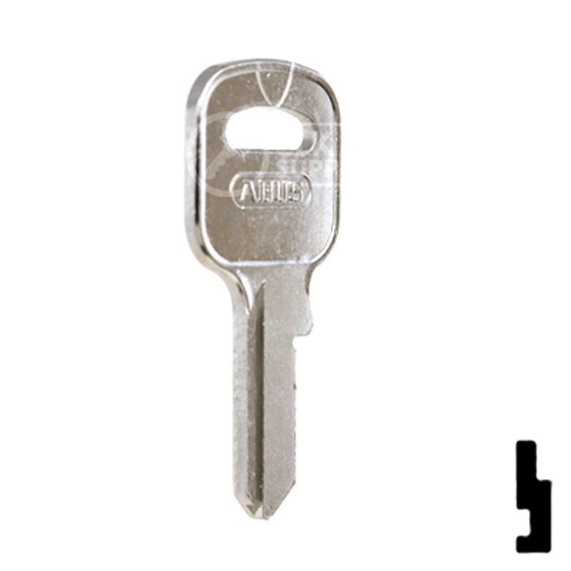 Uncut Key Blank | ABUS | ABUS 55/40 KB for 55/40 Series Locks, 90150 Padlock Key Abus Lock Co.