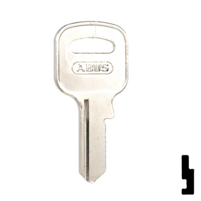 Uncut Key Blank | ABUS | ABUS 55/40 KB for 55/40 Series Locks, 90150 Padlock Key Abus Lock Co.