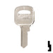 Uncut Key Blank | ABUS | ABUS 55/40 KB for 55/40 Series Locks, 90150 Padlock Key Abus Lock Co.