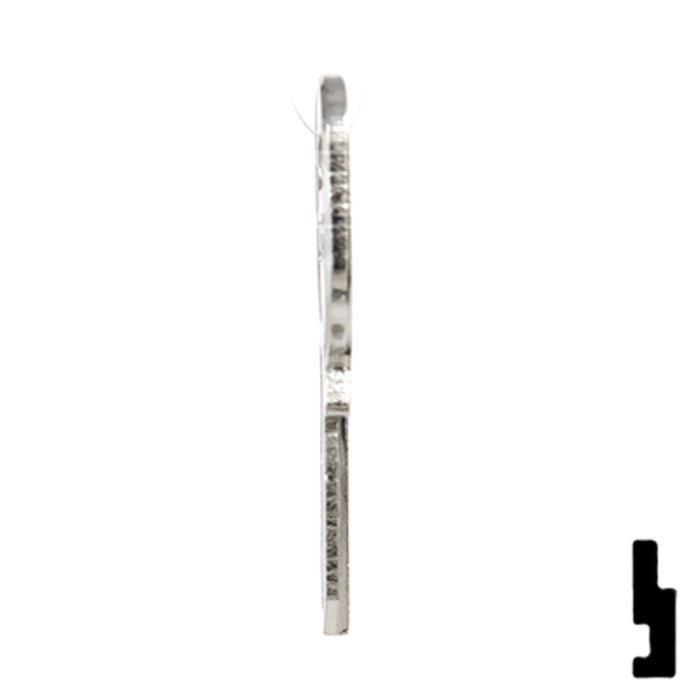 Uncut Key Blank | ABUS | ABUS 55/40 KB for 55/40 Series Locks, 90150 Padlock Key Abus Lock Co.