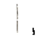Uncut Key Blank | ABUS | ABUS 55/40 KB for 55/40 Series Locks, 90150 Padlock Key Abus Lock Co.