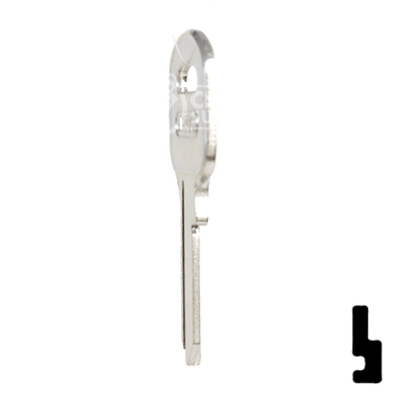 Uncut Key Blank | ABUS | ABUS 55/50 KB for 55/50 Series Locks, 90170 Padlock Key Abus Lock Co.