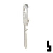 Uncut Key Blank | ABUS | ABUS 55/50 KB for 55/50 Series Locks, 90170 Padlock Key Abus Lock Co.