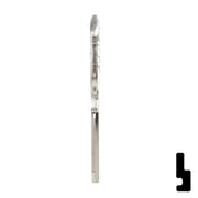Uncut Key Blank | ABUS | ABUS 55/50 KB for 55/50 Series Locks, 90170 Padlock Key Abus Lock Co.