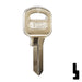 Uncut Key Blank | ABUS | ABUS 55/50 KB for 55/50 Series Locks, 90170 Padlock Key Abus Lock Co.