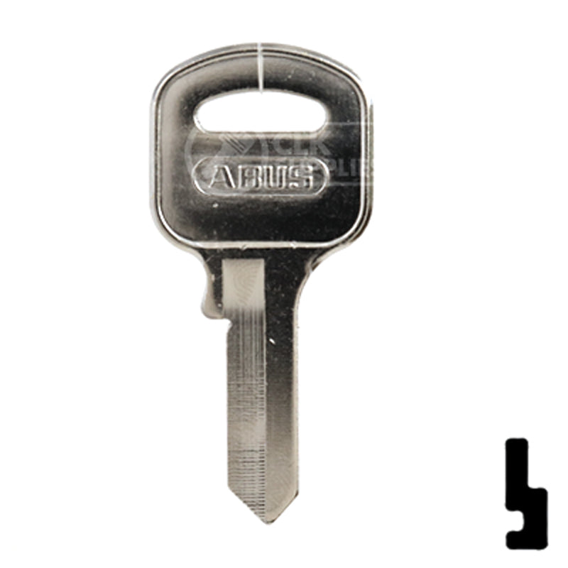 Uncut Key Blank | ABUS | ABUS 55/50 KB for 55/50 Series Locks, 90170 Padlock Key Abus Lock Co.