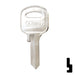 Uncut Key Blank | ABUS | ABUS 55/50 KB for 55/50 Series Locks, 90170 Padlock Key Abus Lock Co.