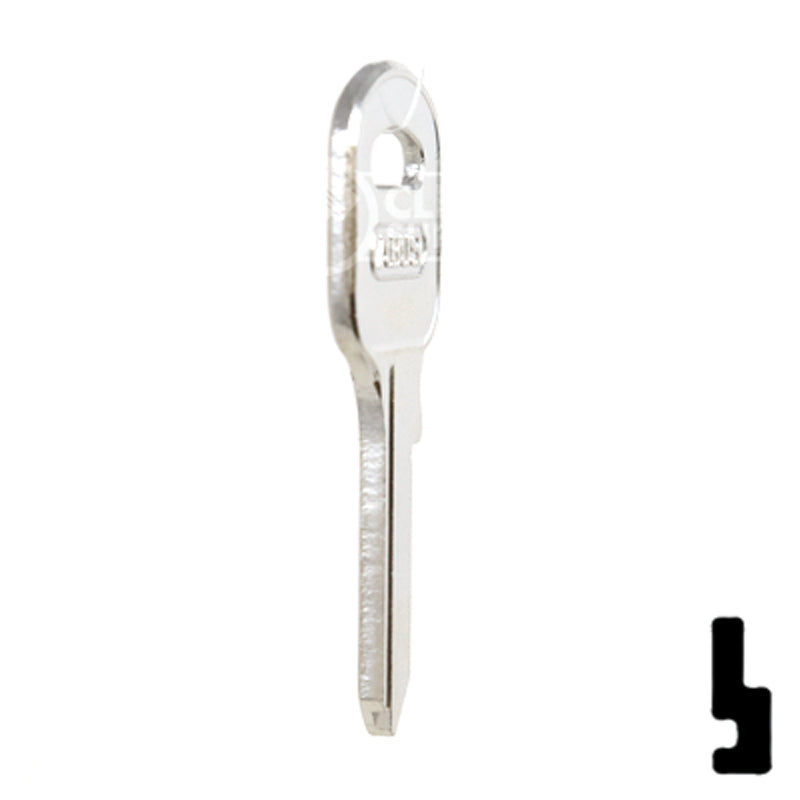 Uncut Key Blank | ABUS | ABUS 55/50 KB for 55/50 Series Locks, 90170 Padlock Key Abus Lock Co.