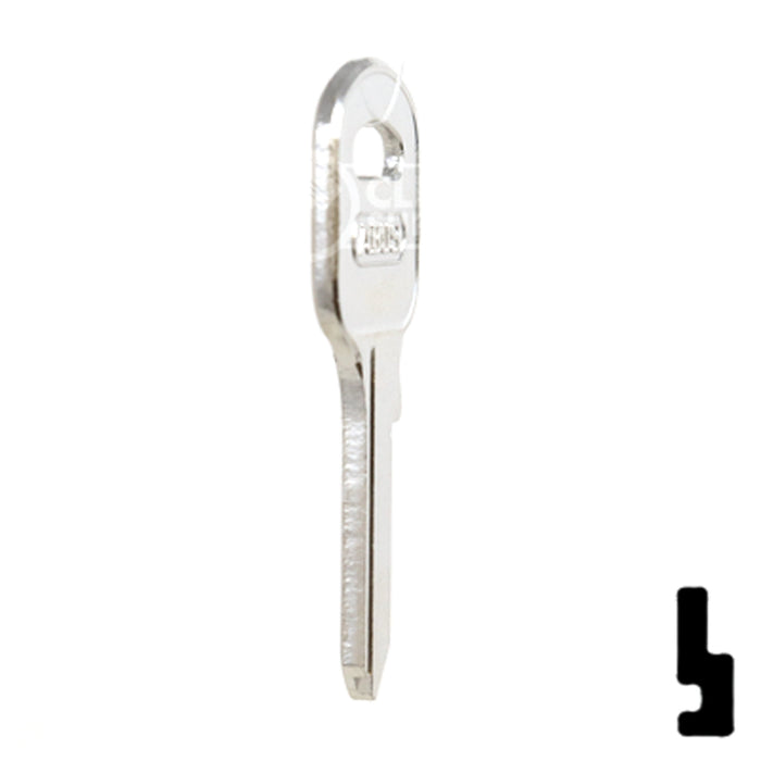 Uncut Key Blank | ABUS | ABUS 55/50 KB for 55/50 Series Locks, 90170 Padlock Key Abus Lock Co.