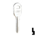 Uncut Key Blank | ABUS | ABUS 55/50 KB for 55/50 Series Locks, 90170 Padlock Key Abus Lock Co.