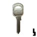 Uncut Key Blank | ABUS | ABUS 55/50 KB for 55/50 Series Locks, 90170 Padlock Key Abus Lock Co.