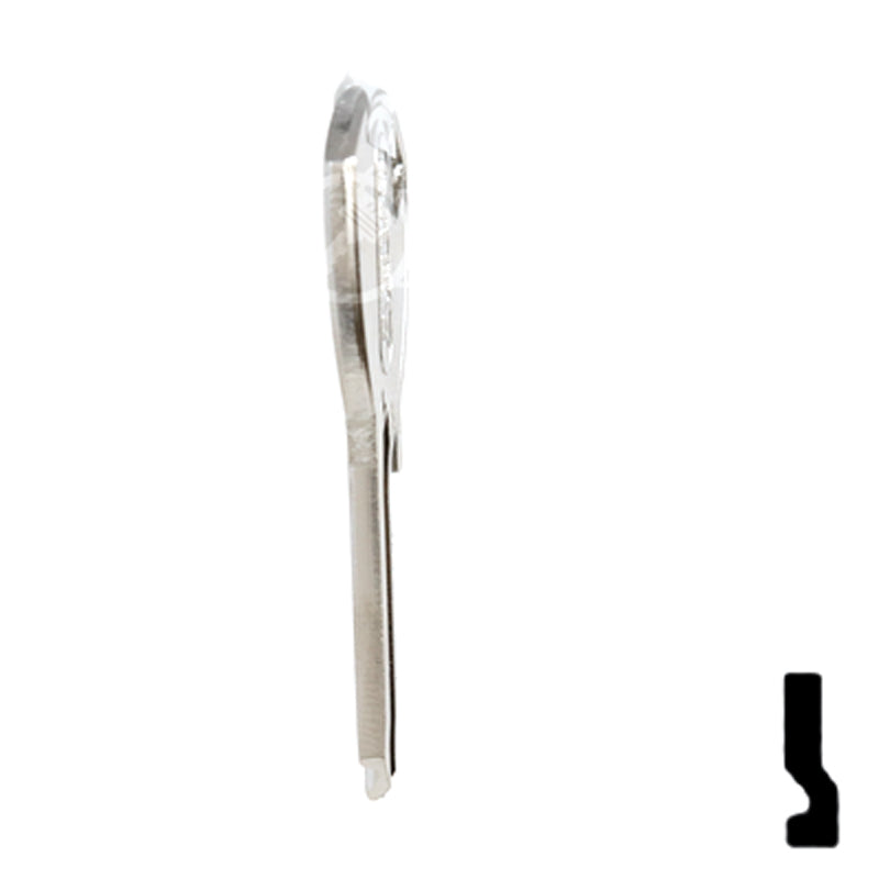 Uncut Key Blank | ABUS | ABUS 65/40 KB for 70 Series Locks, 90243 Padlock Key Abus Lock Co.