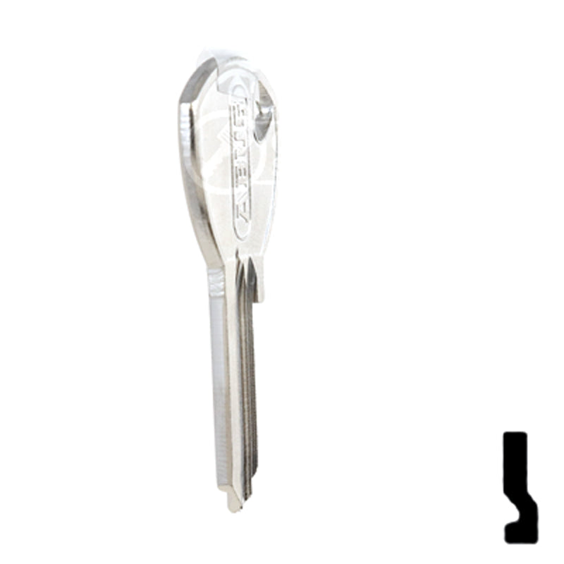 Uncut Key Blank | ABUS | ABUS 65/40 KB for 70 Series Locks, 90243 Padlock Key Abus Lock Co.