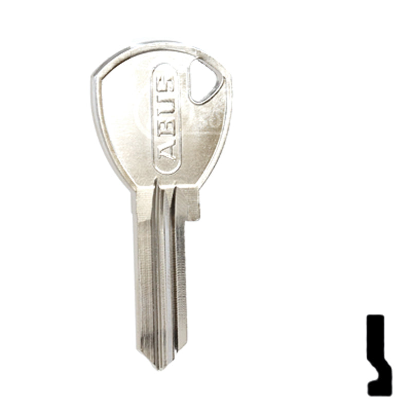 Uncut Key Blank | ABUS | ABUS 65/40 KB for 70 Series Locks, 90243 Padlock Key Abus Lock Co.