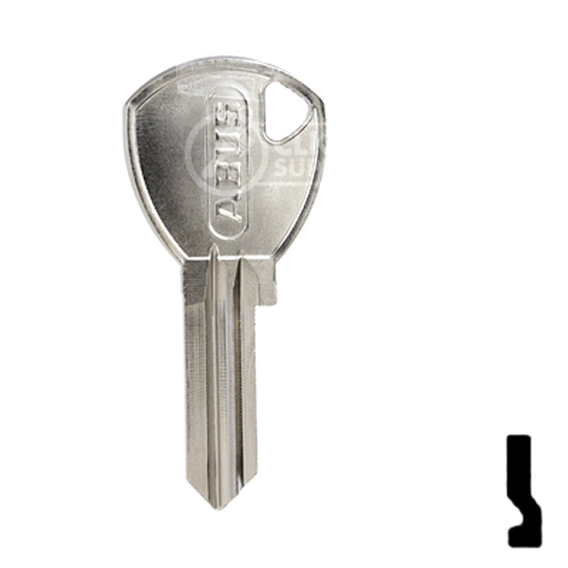 Uncut Key Blank | ABUS | ABUS 65/40 KB for 70 Series Locks, 90243 Padlock Key Abus Lock Co.