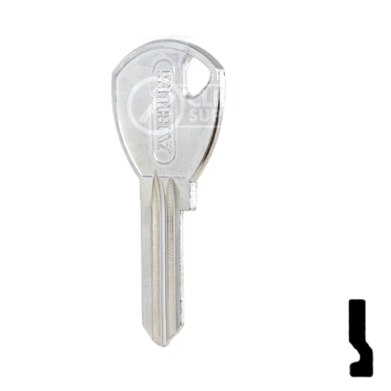 Uncut Key Blank | ABUS | ABUS 65/40 KB for 70 Series Locks, 90243 Padlock Key Abus Lock Co.