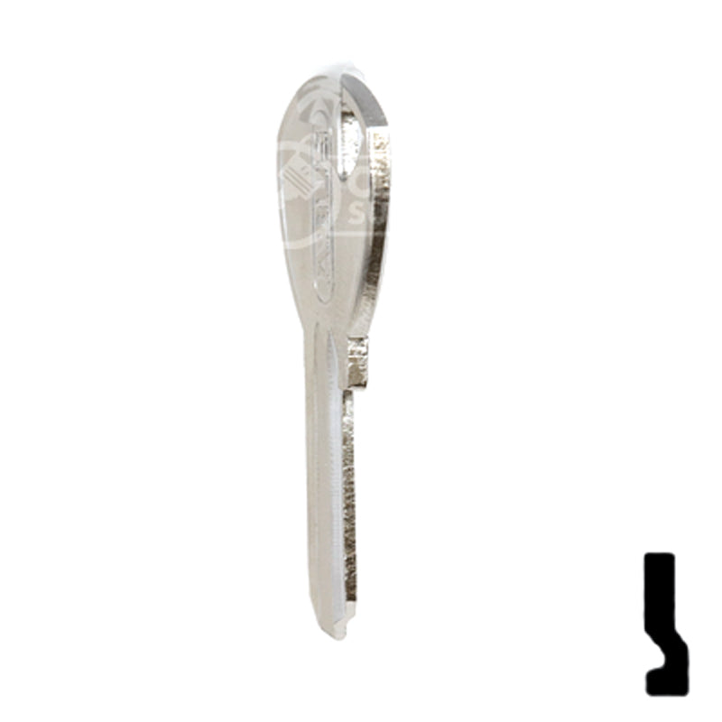Uncut Key Blank | ABUS | ABUS 65/40 KB for 70 Series Locks, 90243 Padlock Key Abus Lock Co.
