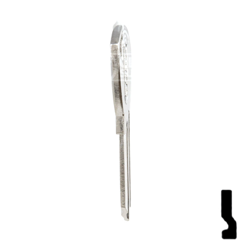 Uncut Key Blank | ABUS | ABUS 65/40 KB for 70 Series Locks, 90243 Padlock Key Abus Lock Co.
