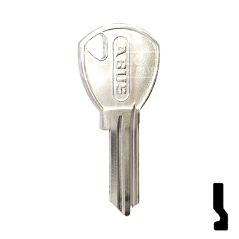 Uncut Key Blank | ABUS | ABUS 65/40 KB for 70 Series Locks, 90243 Padlock Key Abus Lock Co.