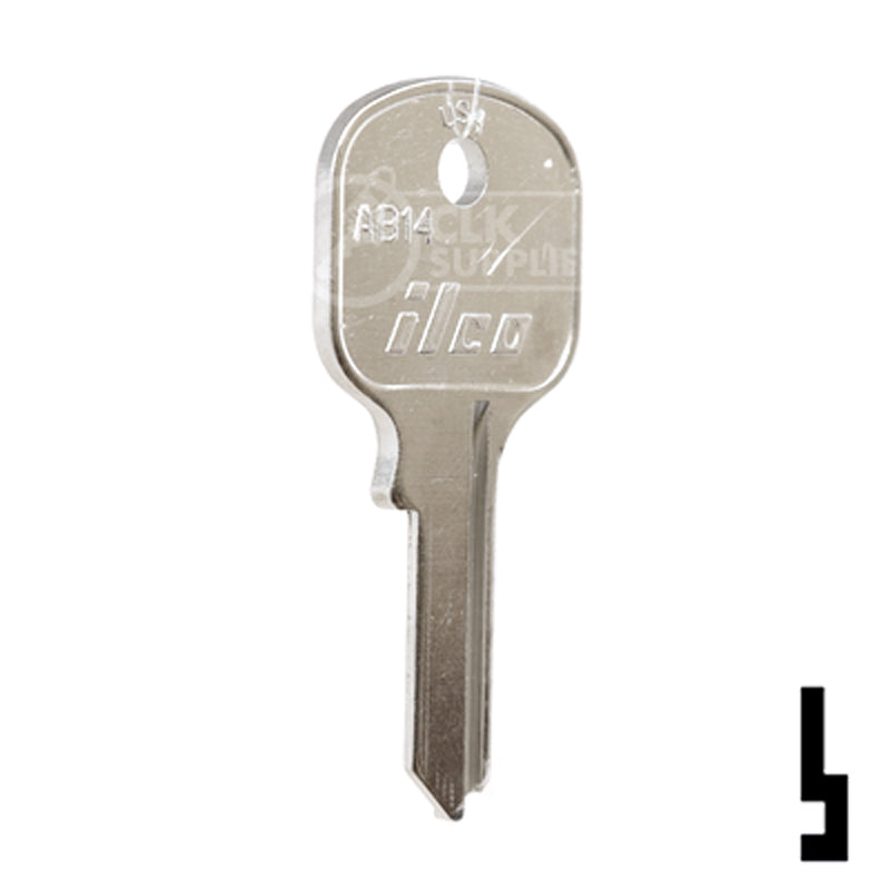 Uncut Key Blank | Abus Padlock | AB14 Padlock Key Ilco