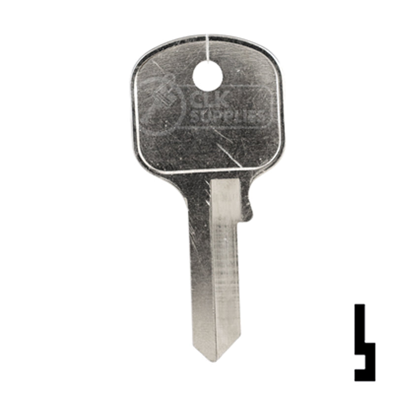 Uncut Key Blank | Abus Padlock | AB14 Padlock Key Ilco