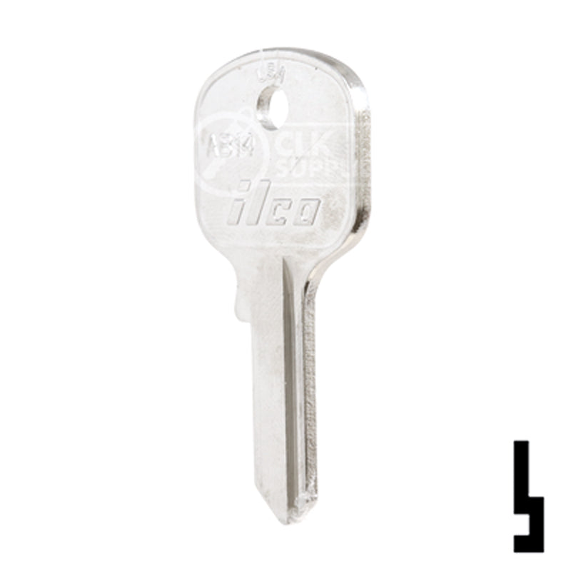 Uncut Key Blank | Abus Padlock | AB14 Padlock Key Ilco