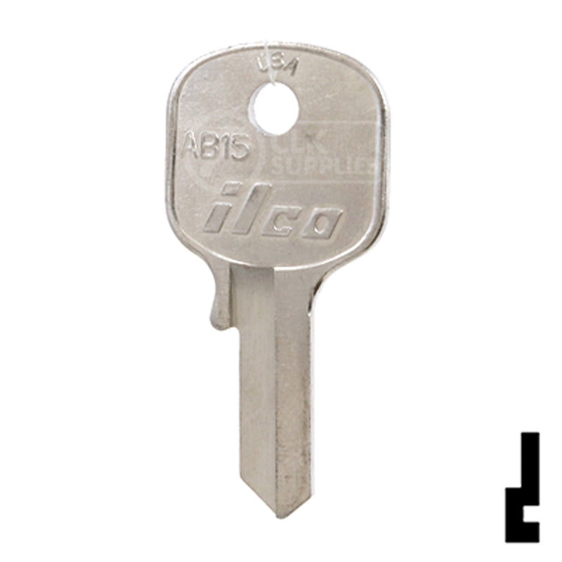 Uncut Key Blank | Abus Padlock | AB15 Padlock Key Ilco