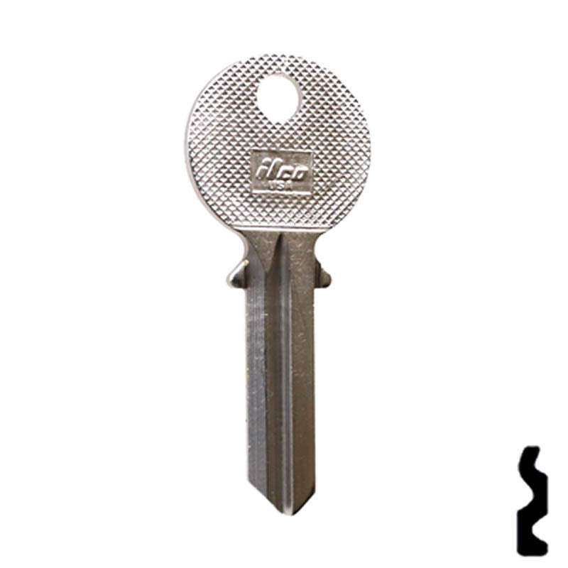 Uncut Key Blank | Abus Padlock | AB19 Padlock Key Ilco