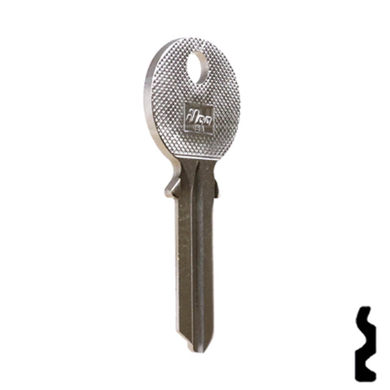 Uncut Key Blank | Abus Padlock | AB19 Padlock Key Ilco