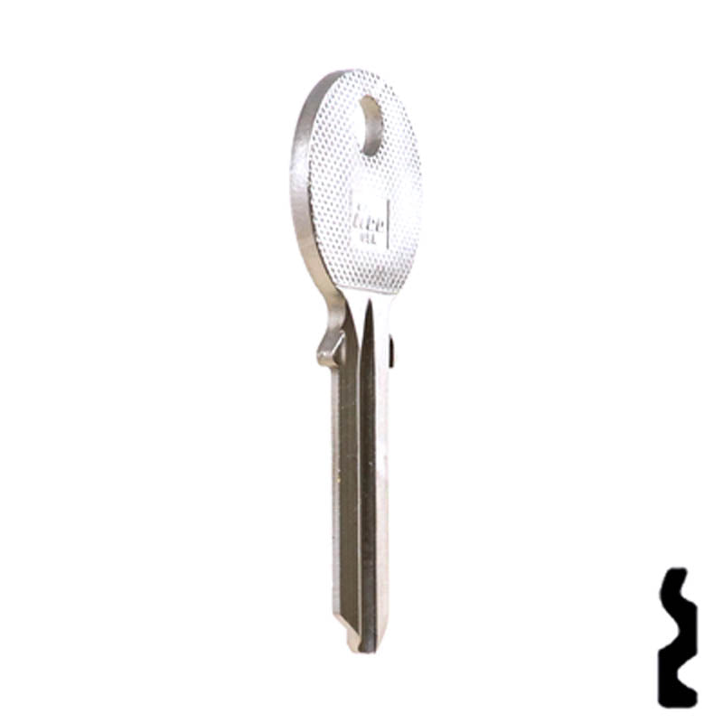 Uncut Key Blank | Abus Padlock | AB19 Padlock Key Ilco