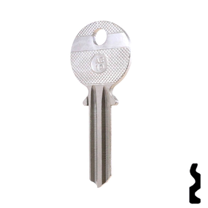 Uncut Key Blank | Abus Padlock | AB19 Padlock Key Ilco