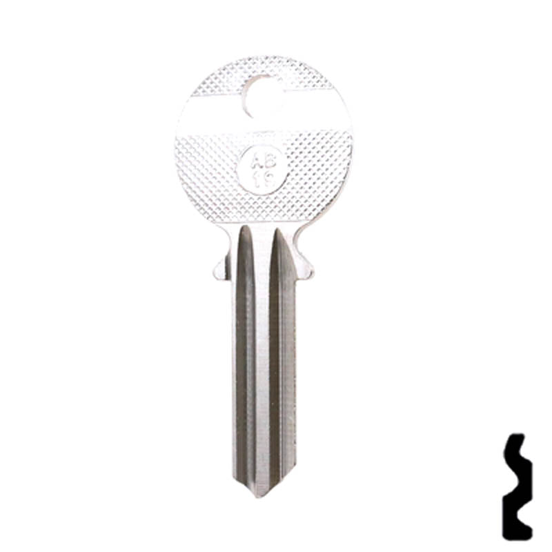 Uncut Key Blank | Abus Padlock | AB19 Padlock Key Ilco