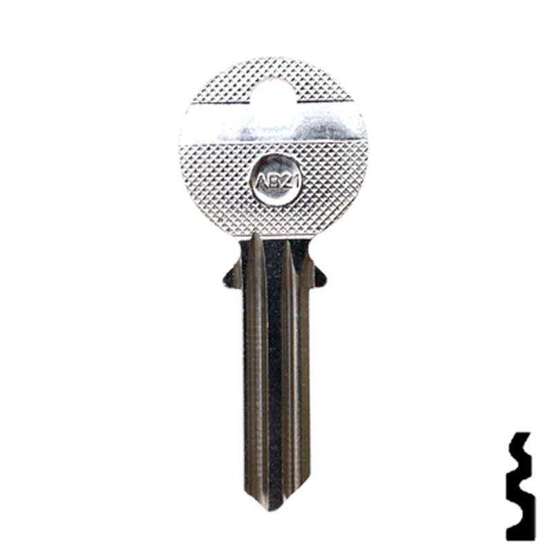 Uncut Key Blank | Abus Padlock | AB21 Padlock Key Ilco