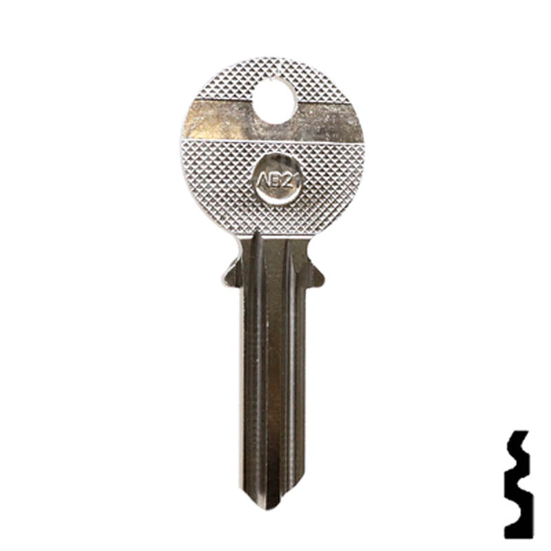 Uncut Key Blank | Abus Padlock | AB21 Padlock Key Ilco