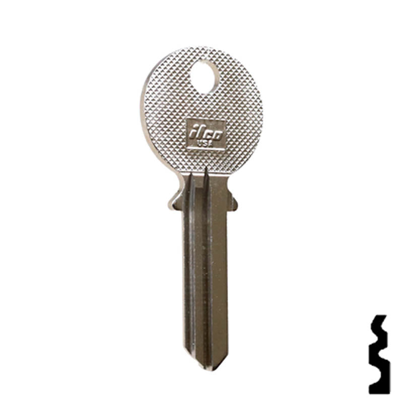 Uncut Key Blank | Abus Padlock | AB21 Padlock Key Ilco
