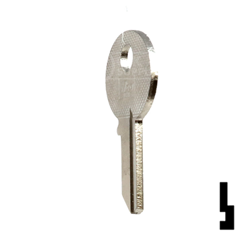 Uncut Key Blank | Abus Padlock | AB22 Padlock Key Ilco